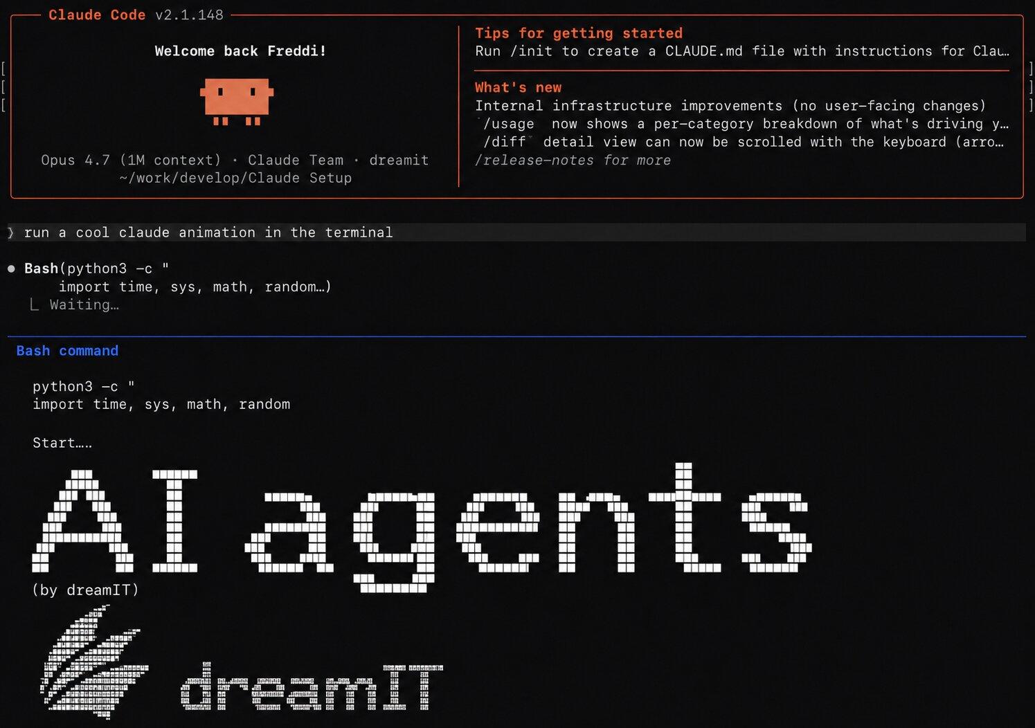 Claude Code im Terminal — AI-Agent als Teil unseres Engineering-Workflows