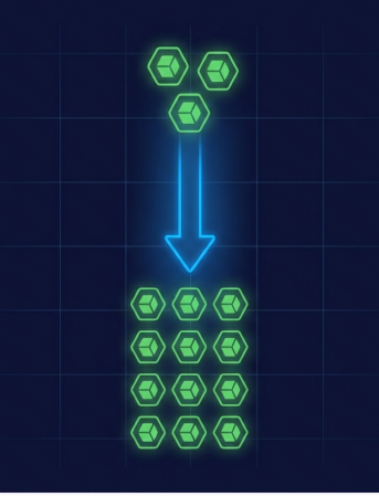 Auto-Scaling-Visualisierung — Nodes und Pods unter Last