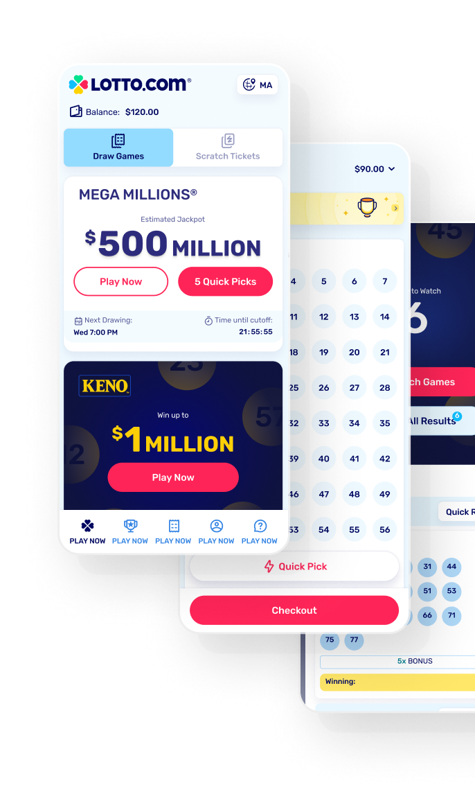 lotto.com Consumer-Apps — Mega Millions und Keno